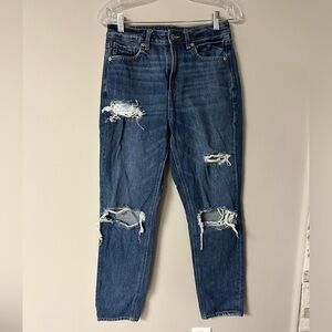 American Eagle Ripped Mom Jeans